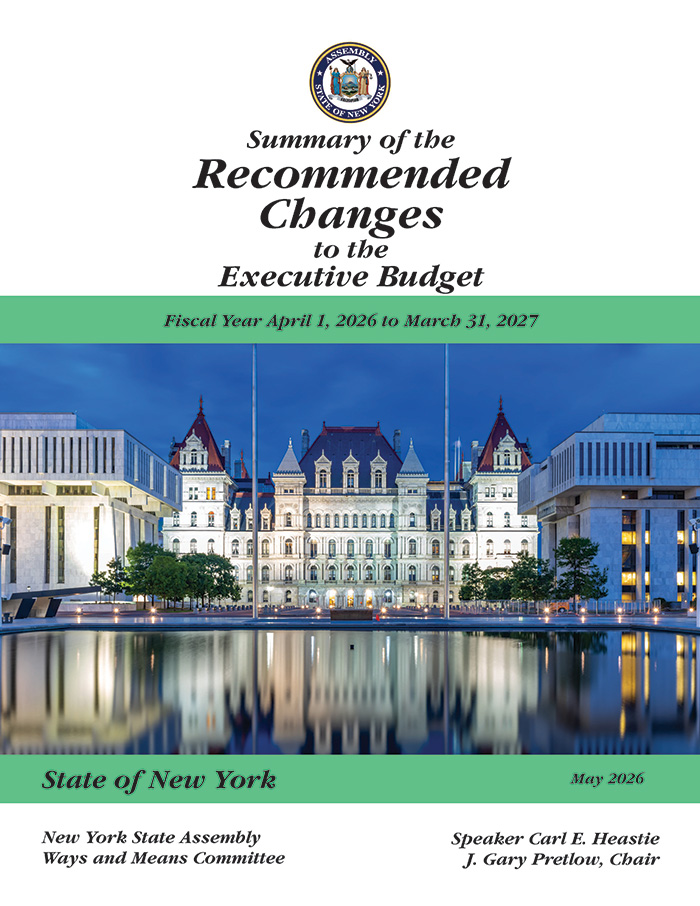 Summary of Recommended Changes to the Executive Budget