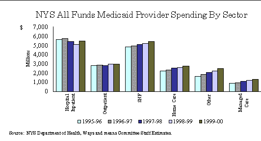 Medicaid Provider Spending By Sector Chart