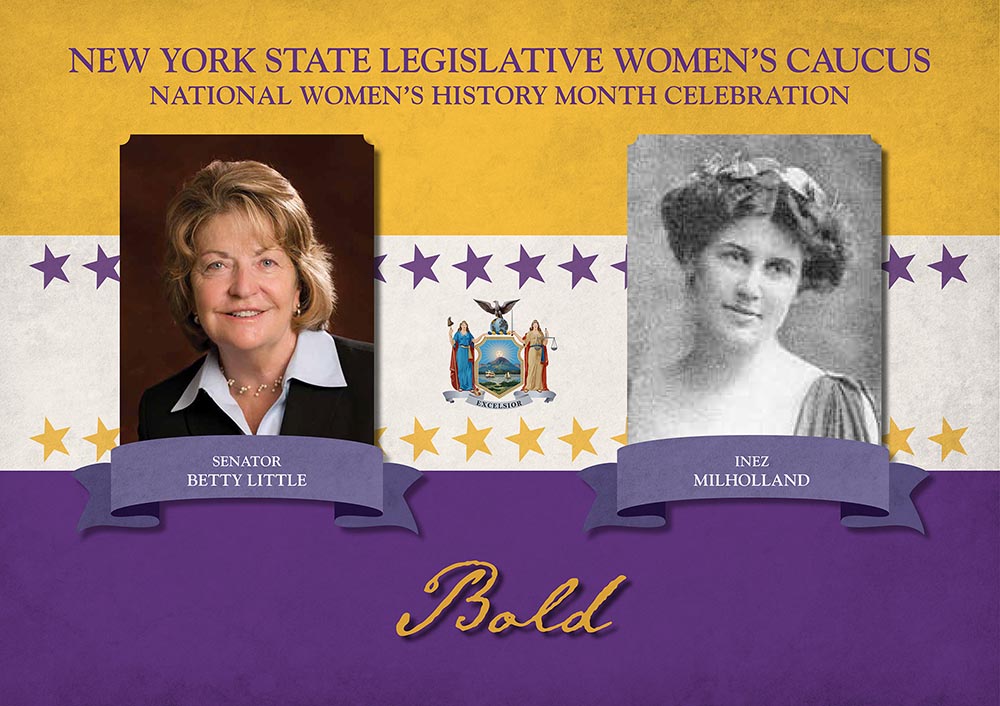 Members of the 2019-2020 Women’s Legislation Caucus commemorate and remember the leaders of the Women’s Suffrage Movement whose historical efforts enabled women to vote and to run for and hold political office.