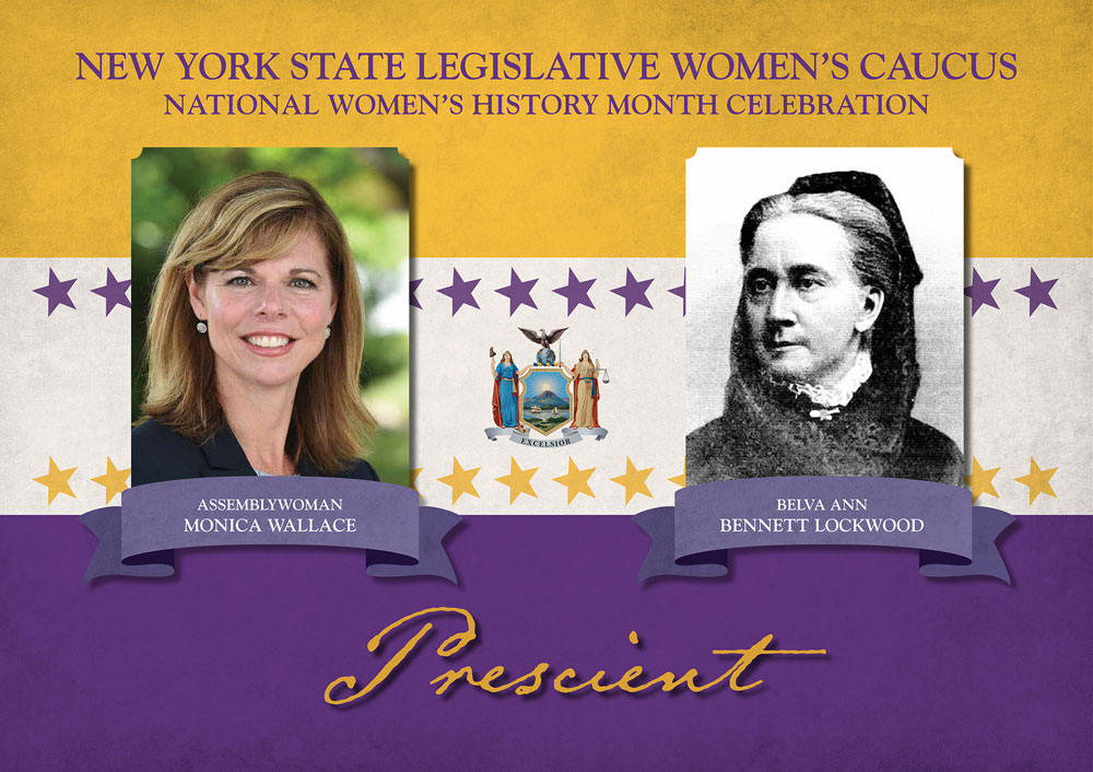 Members of the 2019-2020 Women’s Legislation Caucus commemorate and remember the leaders of the Women’s Suffrage Movement whose historical efforts enabled women to vote and to run for and hold political office.