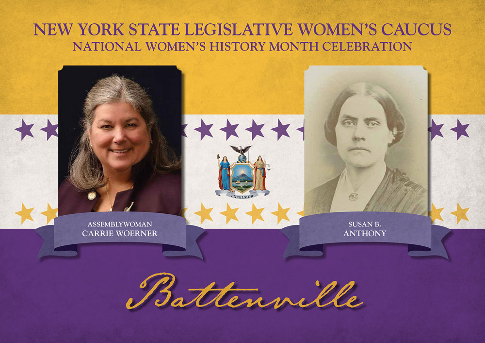 Members of the 2019-2020 Women’s Legislation Caucus commemorate and remember the leaders of the Women’s Suffrage Movement whose historical efforts enabled women to vote and to run for and hold political office.