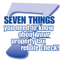 Seven things you need to know about your property tax rebate check