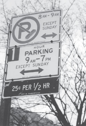 Parking Sign