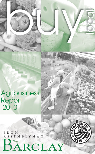 Agribusiness Report 2010 from Assemblyman Will Barclay