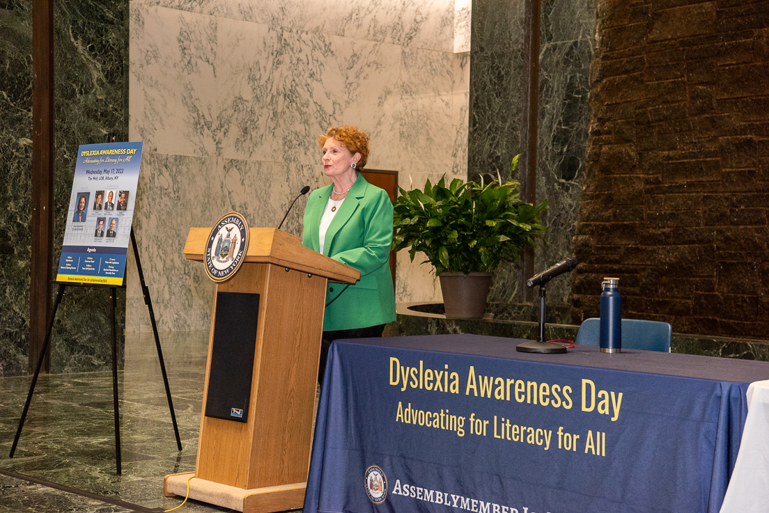 Assemblymember Jo Anne Simon opening remarks.