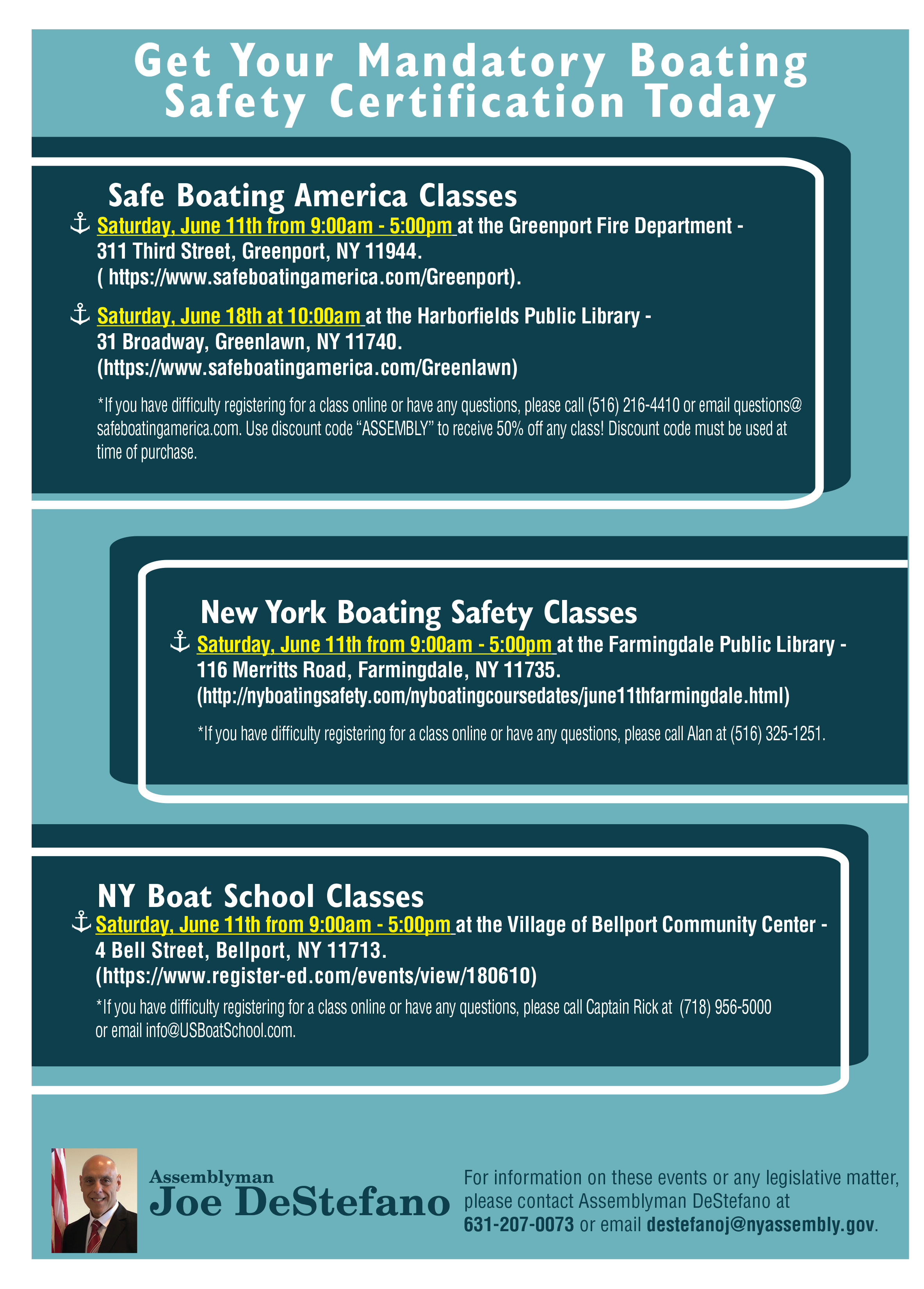 Get Your Mandatory Boating Safety Certification Today