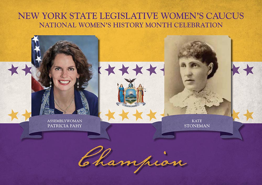 Members of the 2019-2020 Women’s Legislation Caucus commemorate and remember the leaders of the Women’s Suffrage Movement whose historical efforts enabled women to vote and to run for and hold political office.