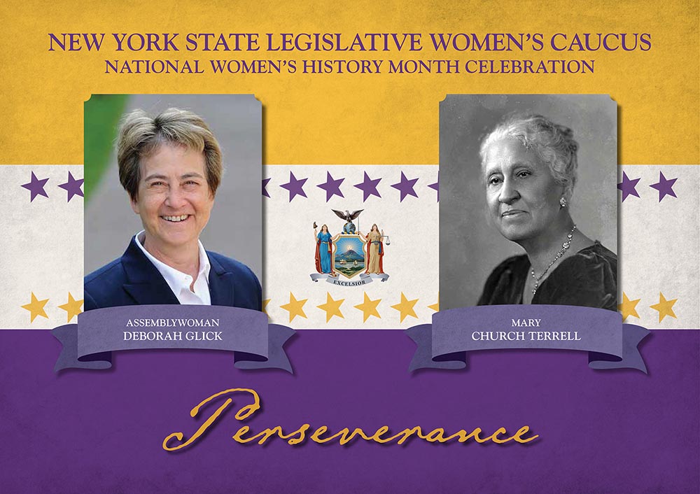 Members of the 2019-2020 Women’s Legislation Caucus commemorate and remember the leaders of the Women’s Suffrage Movement whose historical efforts enabled women to vote and to run for and hold political office.