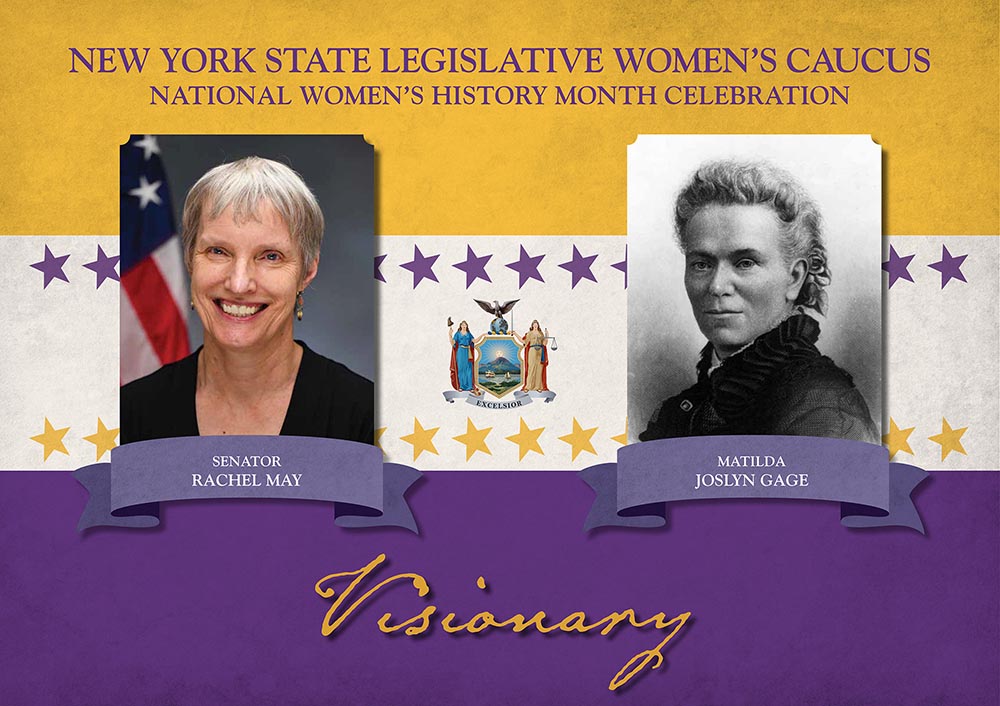 Members of the 2019-2020 Women’s Legislation Caucus commemorate and remember the leaders of the Women’s Suffrage Movement whose historical efforts enabled women to vote and to run for and hold political office.