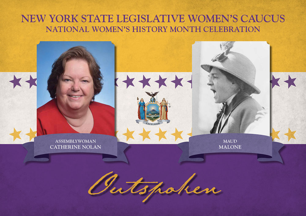 Members of the 2019-2020 Women’s Legislation Caucus commemorate and remember the leaders of the Women’s Suffrage Movement whose historical efforts enabled women to vote and to run for and hold political office.