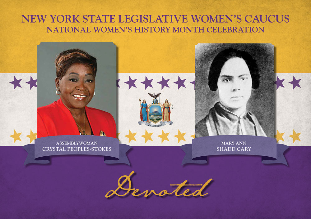 Members of the 2019-2020 Women’s Legislation Caucus commemorate and remember the leaders of the Women’s Suffrage Movement whose historical efforts enabled women to vote and to run for and hold political office.