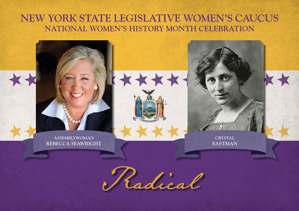 Members of the 2019-2020 Women’s Legislation Caucus commemorate and remember the leaders of the Women’s Suffrage Movement whose historical efforts enabled women to vote and to run for and hold political office.