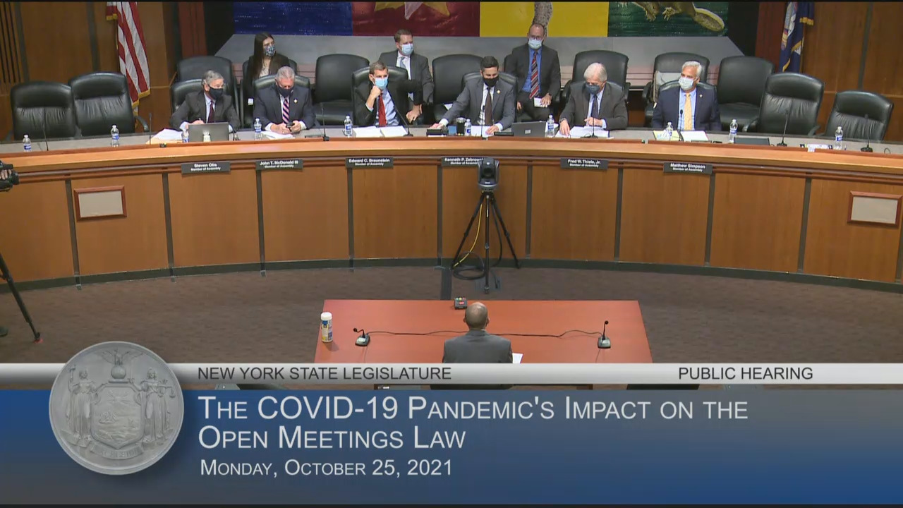 Public Hearing on COVID-19 Impact on Open Meetings Law