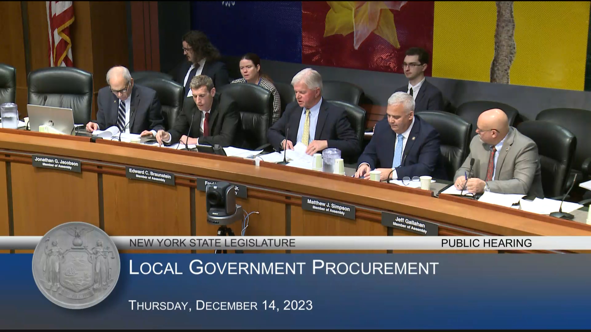 NYC Officials Testify at Public Hearing on Local Government Procurement