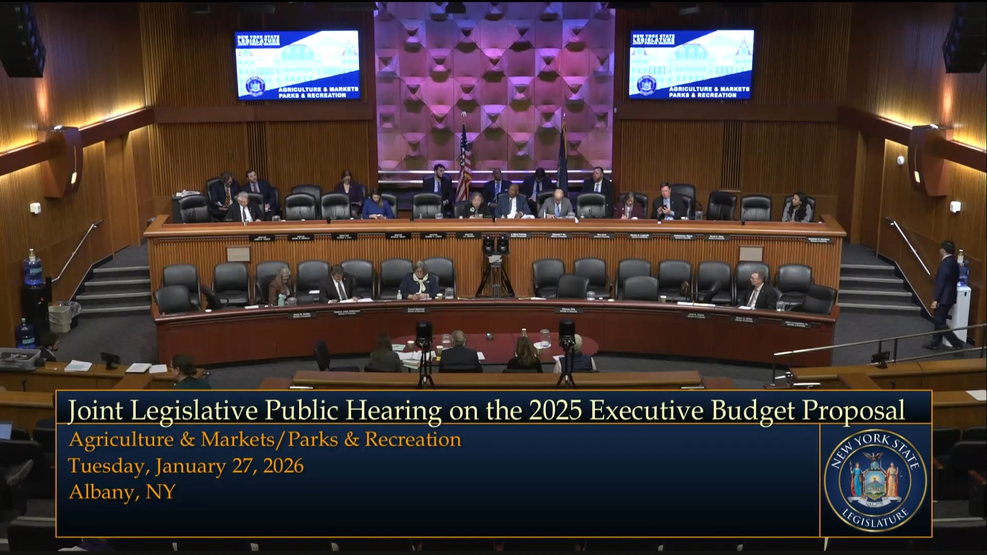 Ag and Markets Commissioner Testifies During Budget Hearing on Agriculture and Tourism