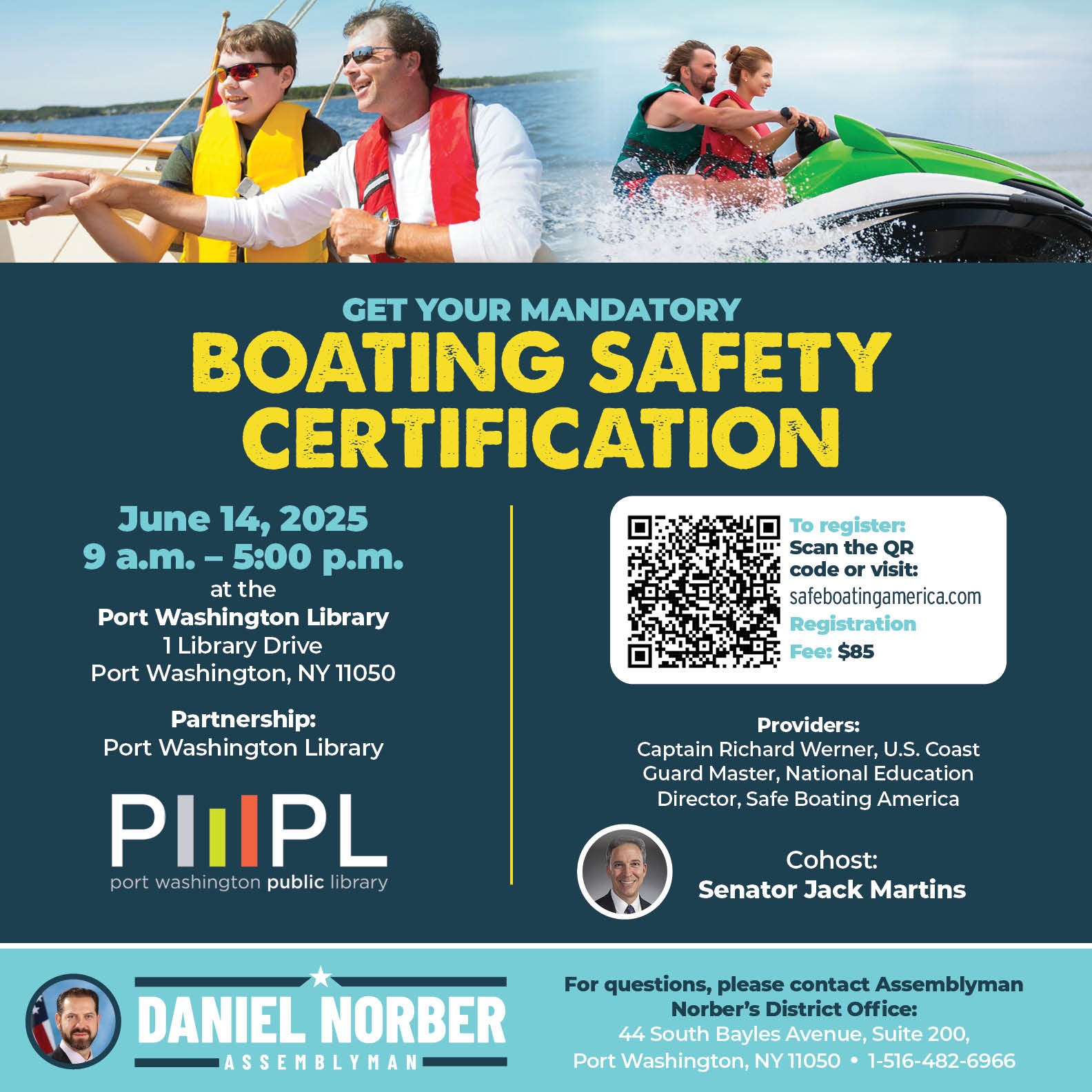Assemblymember Norber Boating Safety Flyer