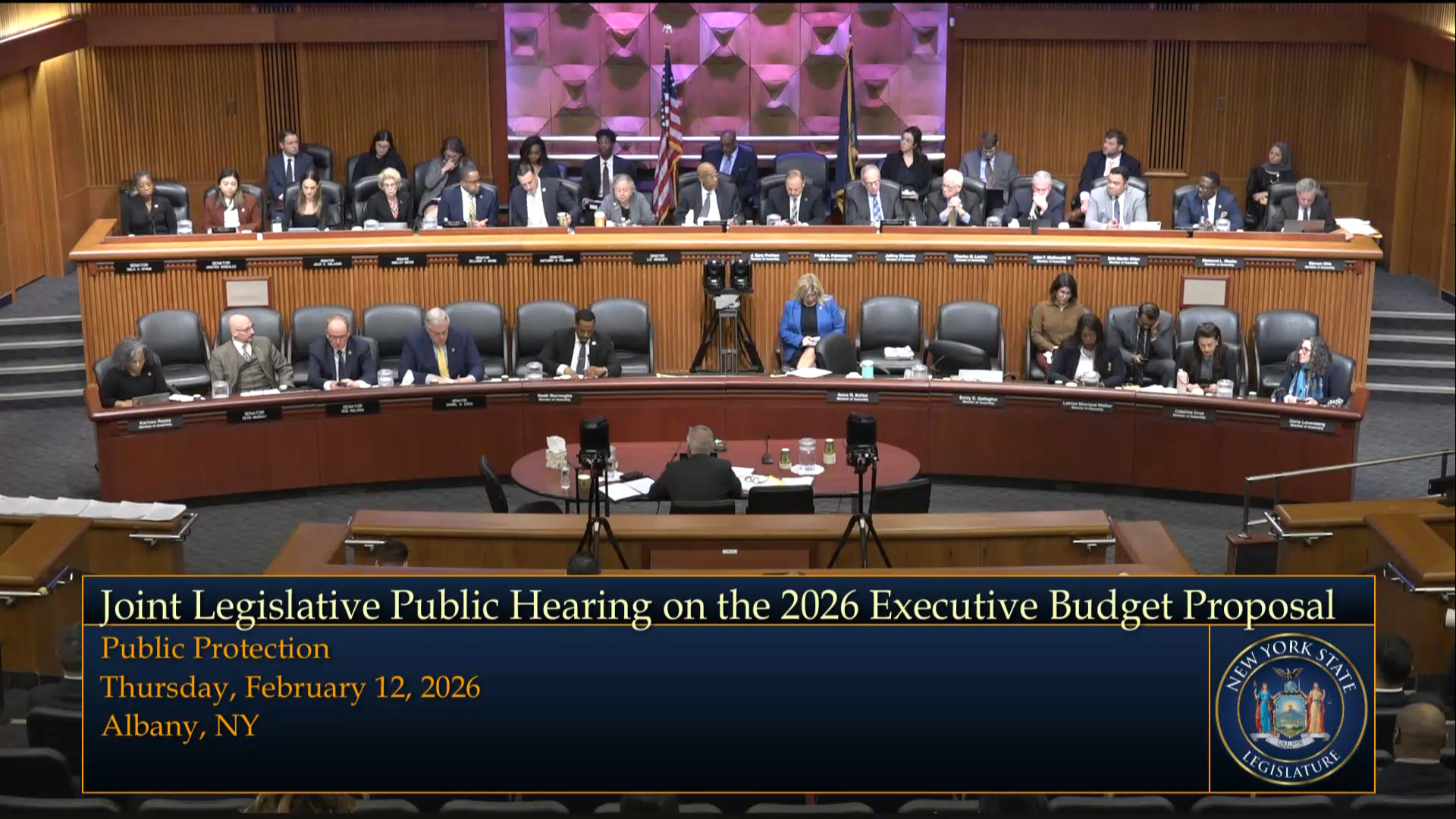 NYS Chief Administrative Judge Testifies During Budget Hearing on Public Protection
