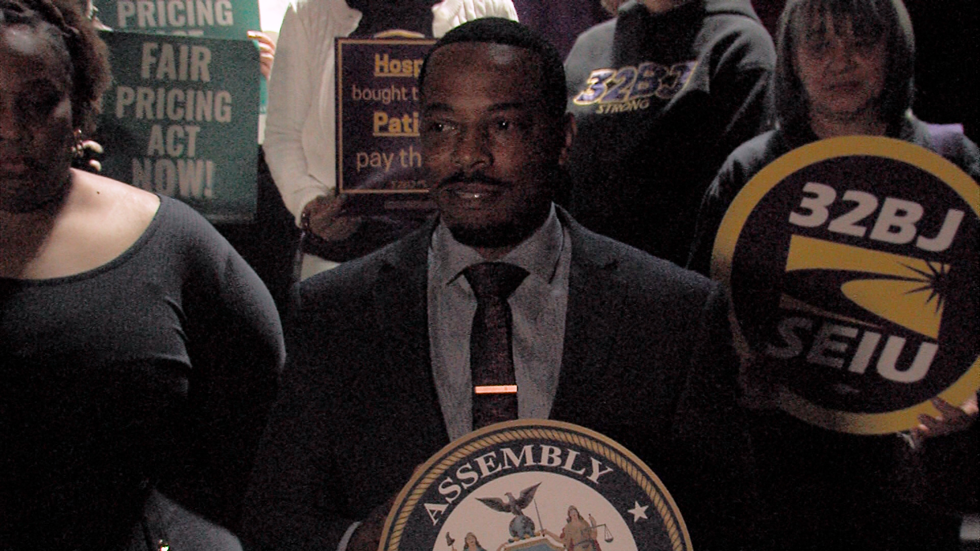Burroughs Joins 32 BJ/SEIU Members Calling for Passage of Fair Pricing Act