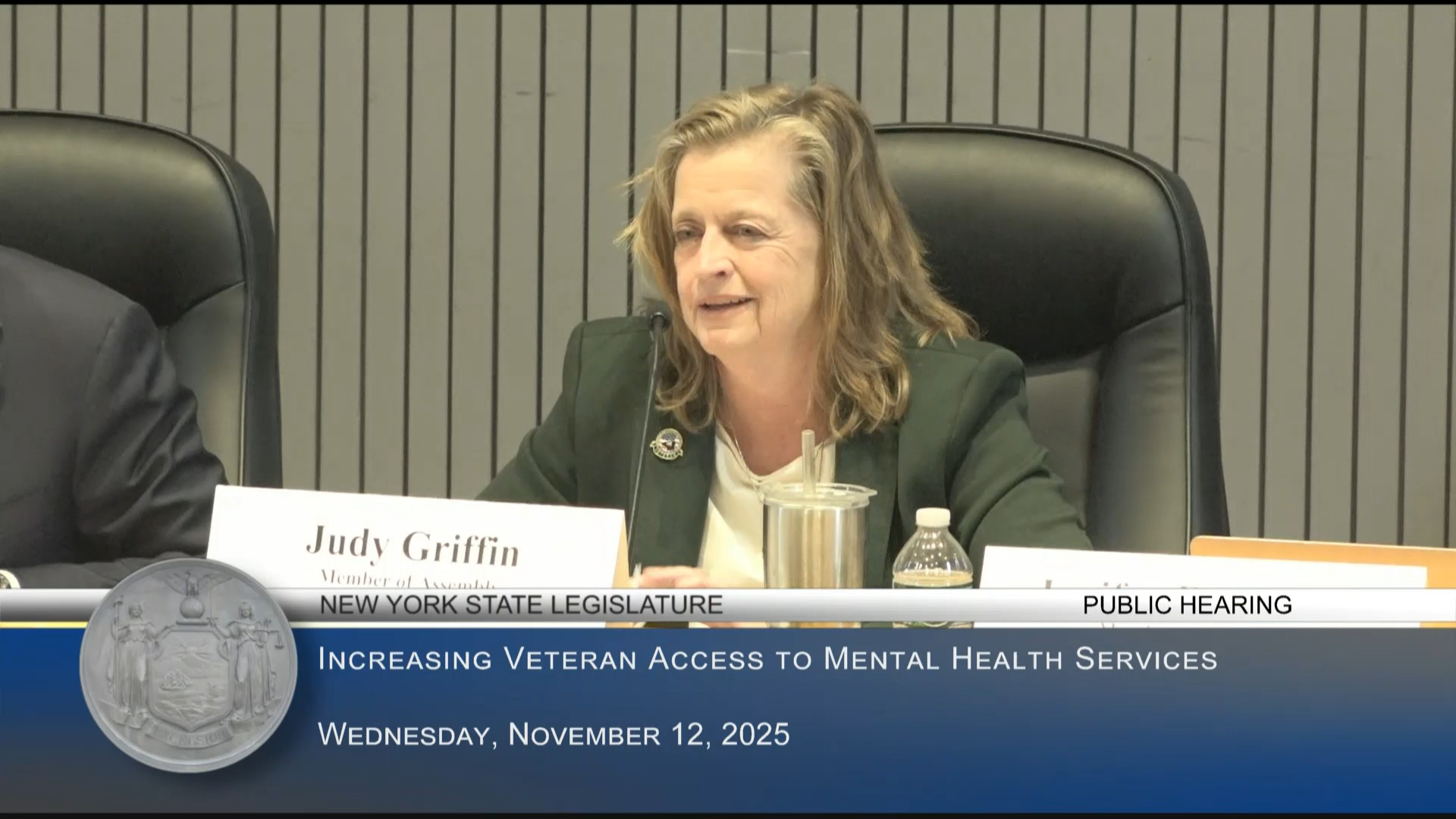 NYS Dept of Veterans’ Services Spokesperson Testifies at Public Hearing on Ways to Increase Veterans’ Access to Mental Health Services