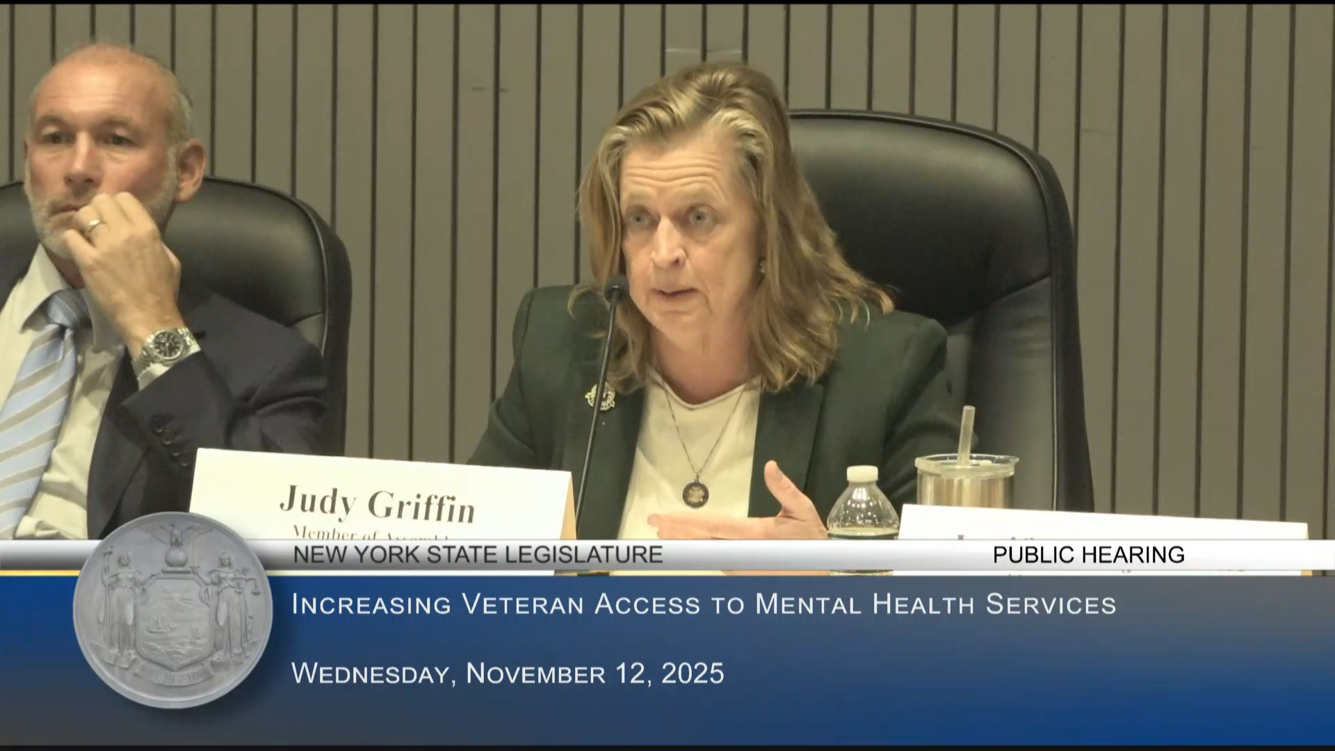 Veterans' Advocates Testify During a Public Hearing on Ways to Increase Veterans’ Access to Mental Health Services