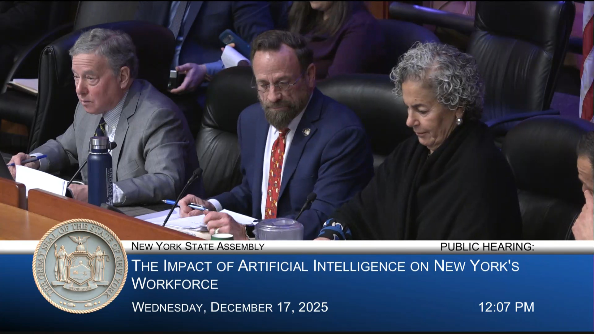 Union Representatives Testify During Public Hearing on the Impact of AI on NY’s Private and Public Sector Workforces