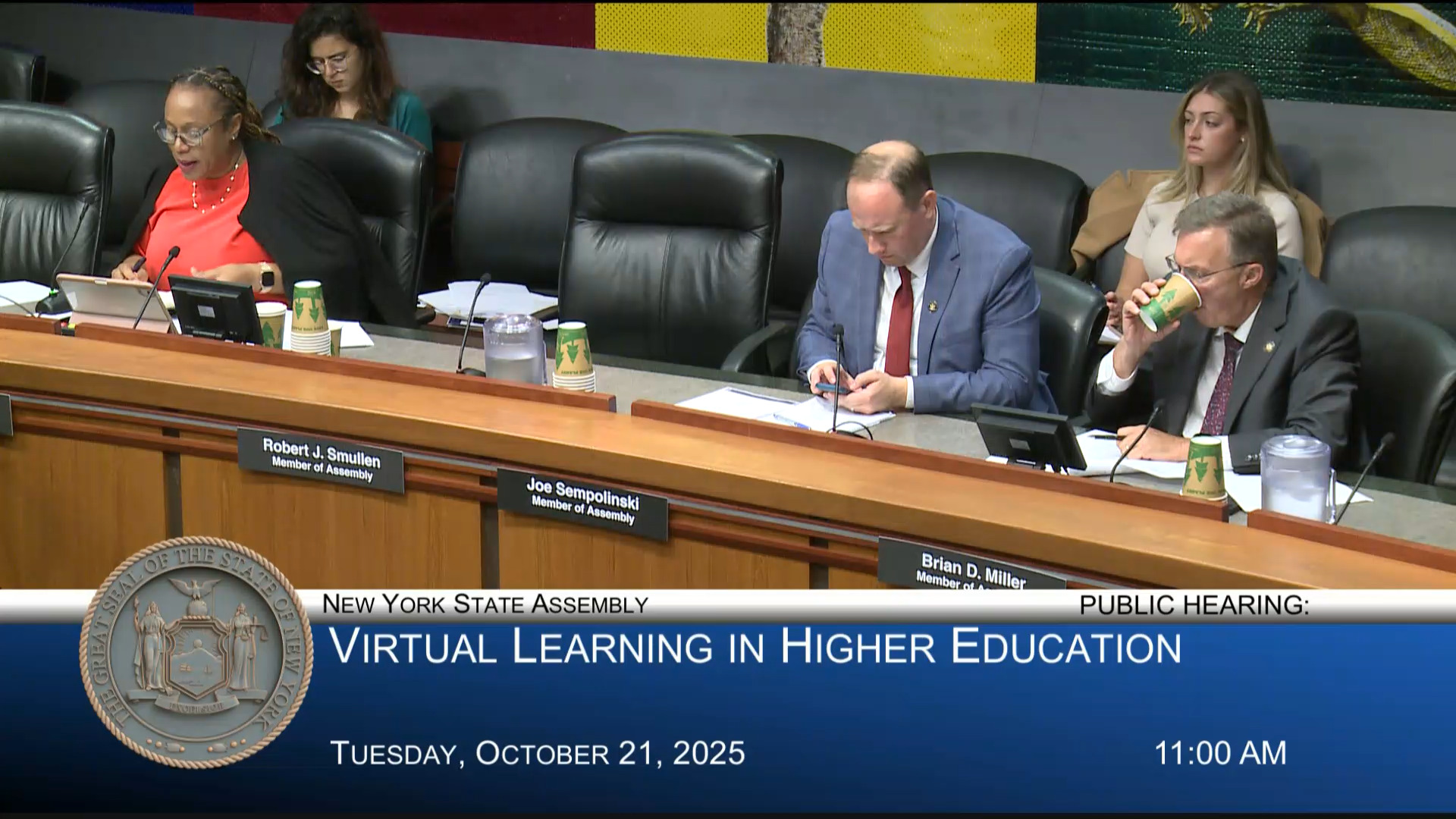 UUP President Testifies at Public Hearing on Virtual Learning in Higher Education