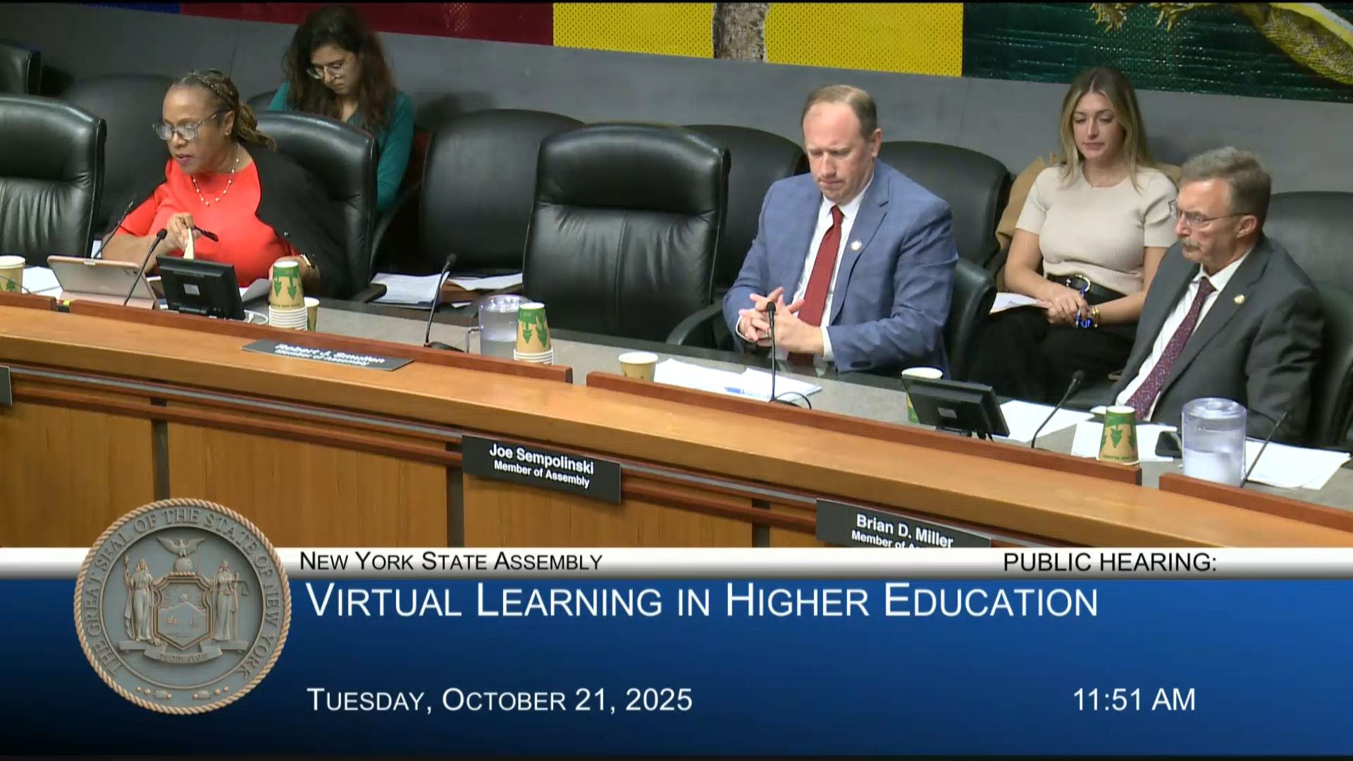 Dean Cristobal Testifies at Public Hearing on Virtual Learning in Higher Education