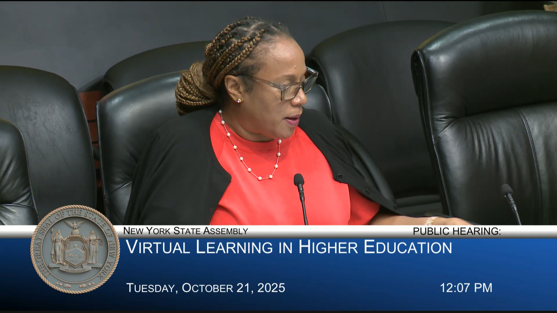SUNY Student Assembly President Testifies at Public Hearing on Virtual Learning in Higher Education