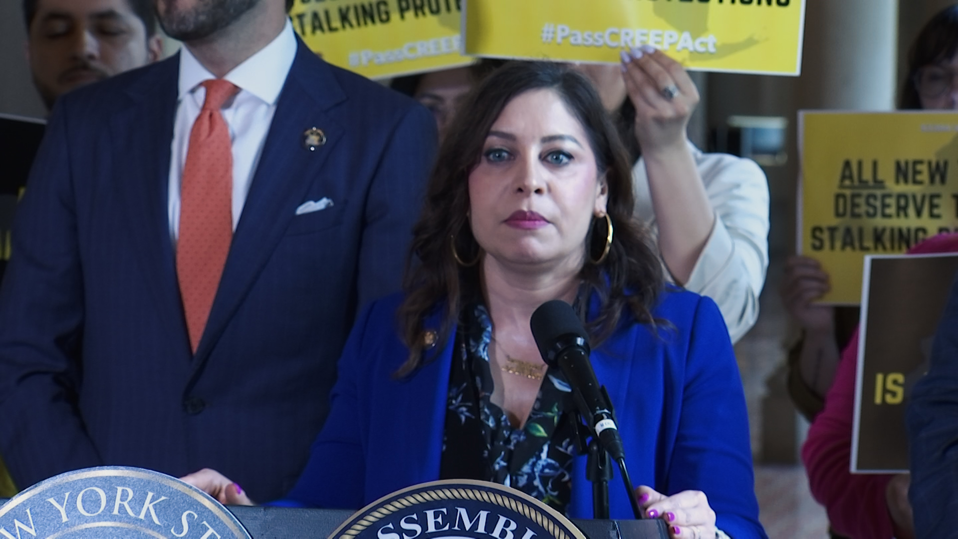 Gonzalez-Rojas Calls for Passage of Anti-Stalking Bill