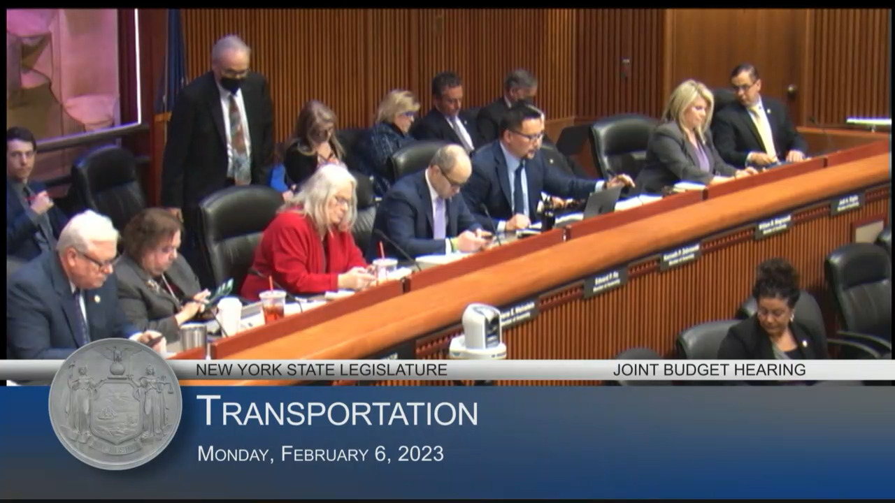 MTA CEO Testifies During Budget Hearing on Transportation