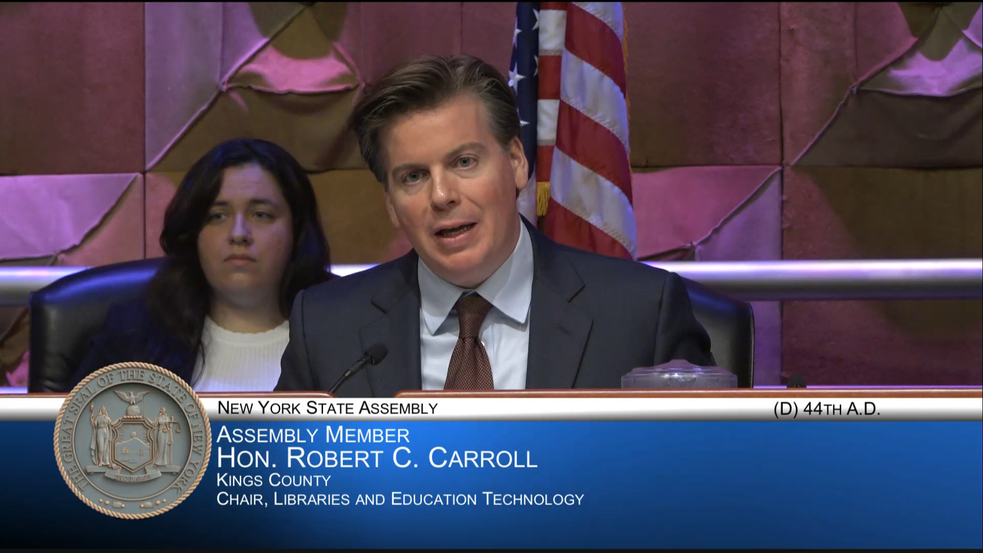 Carroll Chairs Public Hearing on the Future of Libraries and Their Integration of Electronic Materials