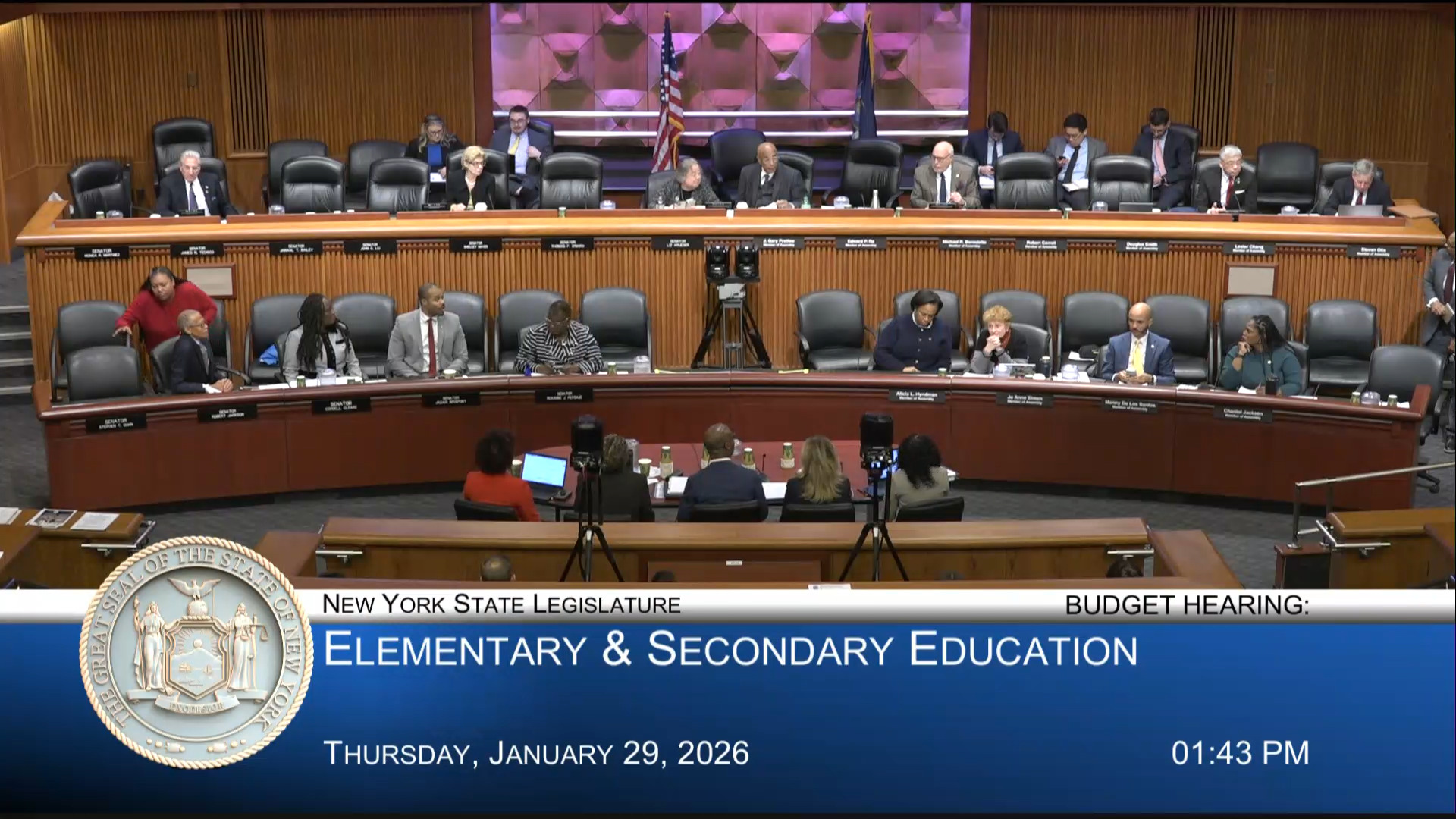 NYC Public Schools Chancellor Testifies During Budget Hearing on Elementary and Secondary Education