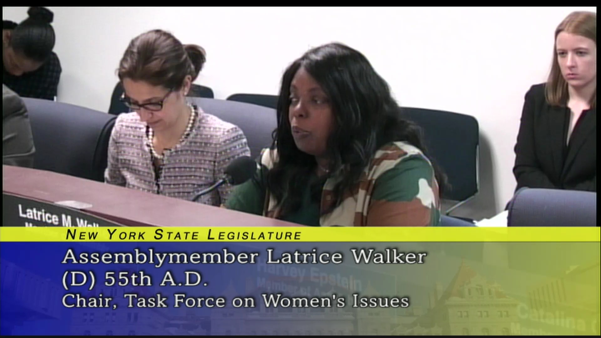Walker: Public Hearing on Sexual Harassment in the Workplace