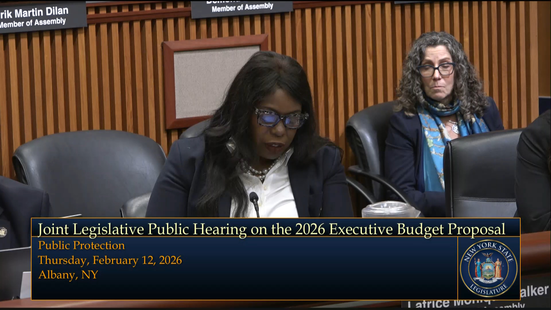 DOCCS Commissioner Testifies During Budget Hearing on Public Protection