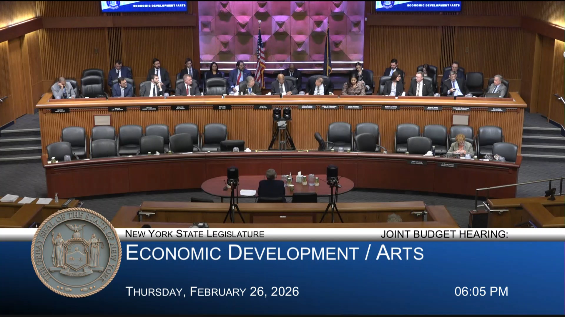 Acting NYS Tax Commissioner Testifies During Joint Budget Hearing