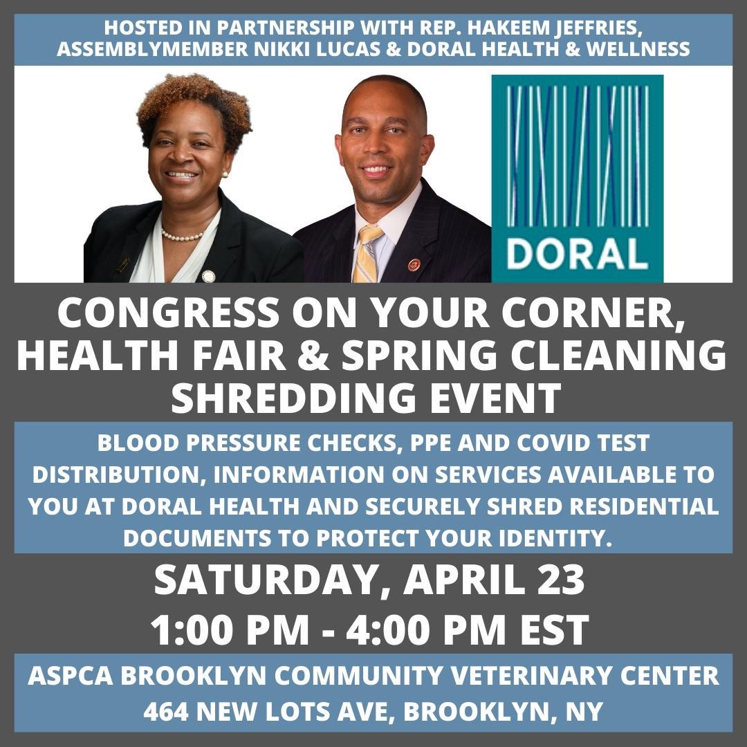 Health Fair and Spring-Cleaning Shredding Event
