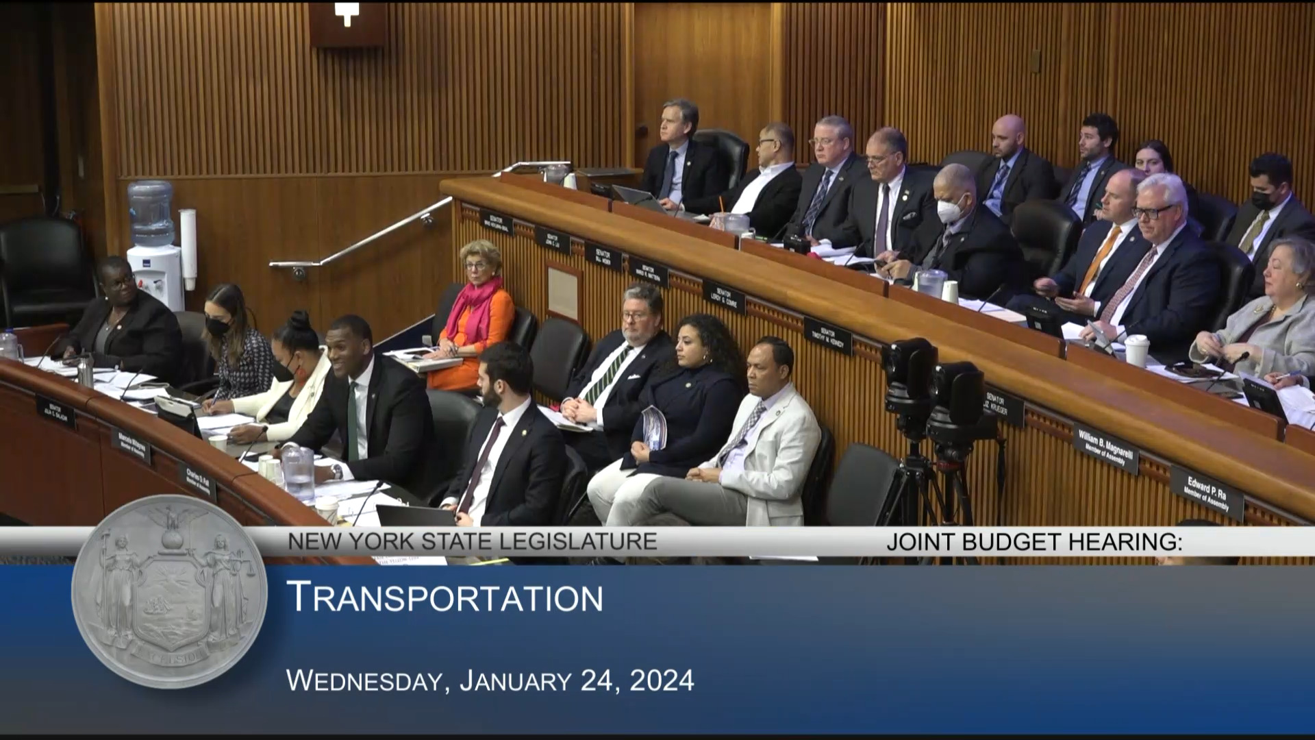 MTA Chairman Testifies During Joint Budget Hearing on Transportation