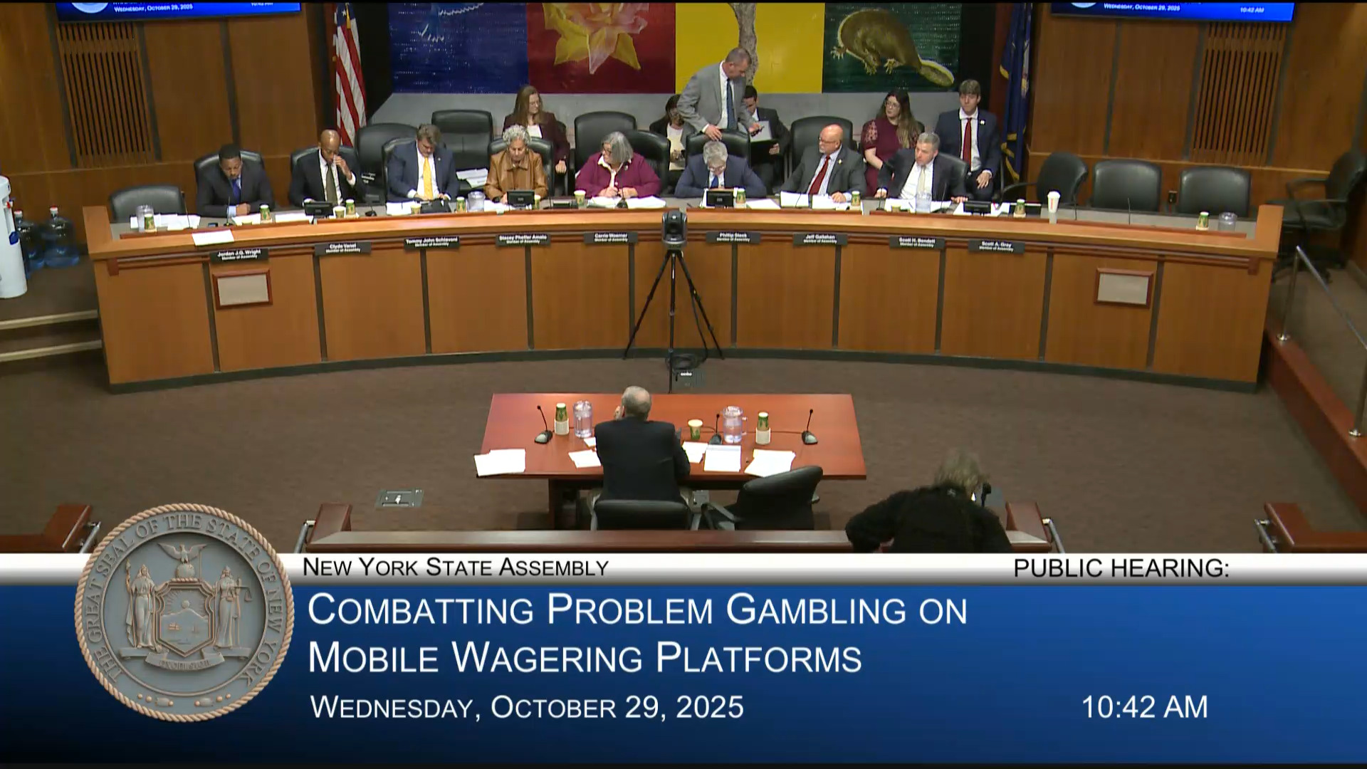 NYS Gaming Commission Director Testifies at Public Hearing on Combating Problem Gambling on Mobile Wagering Platforms
