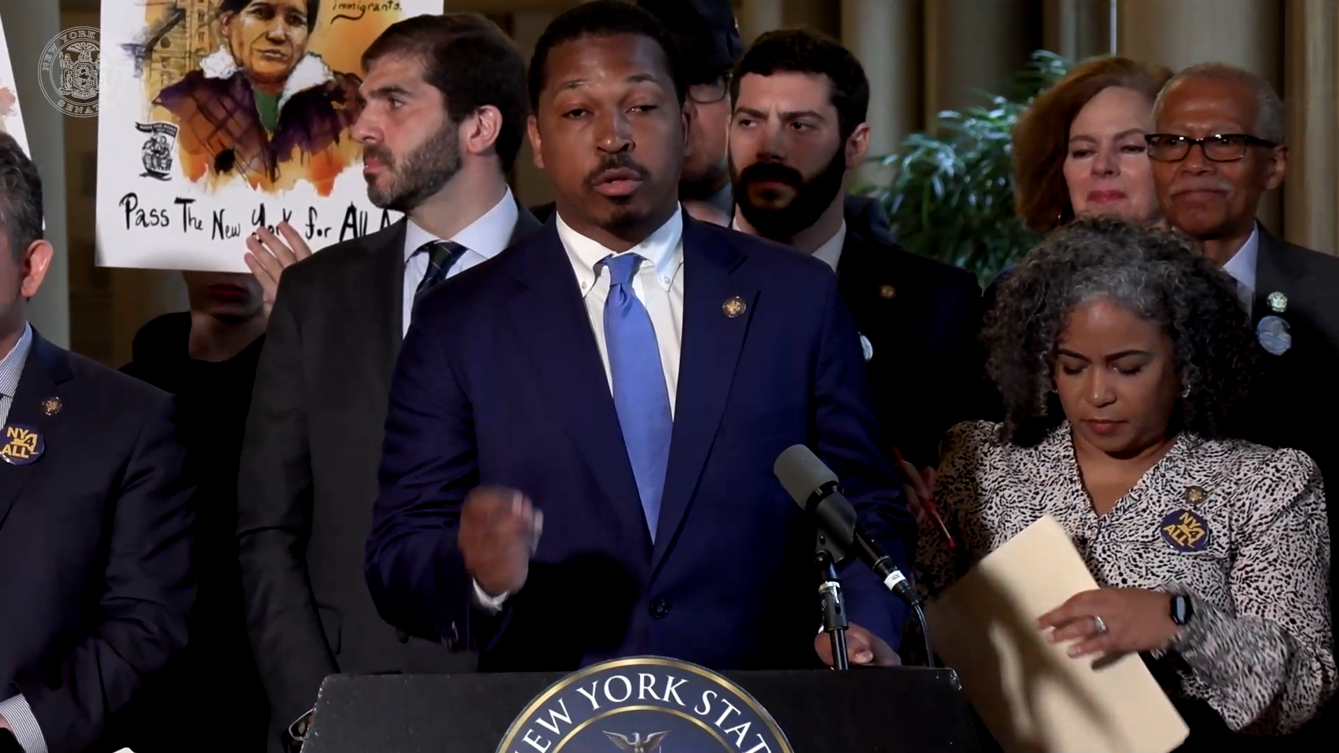 Wright Calls for Passage of New York For All Act