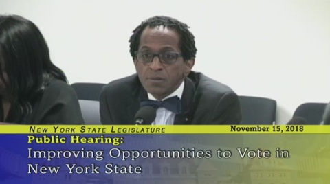 Assemblymember Taylor Questions Chair of NY BOE