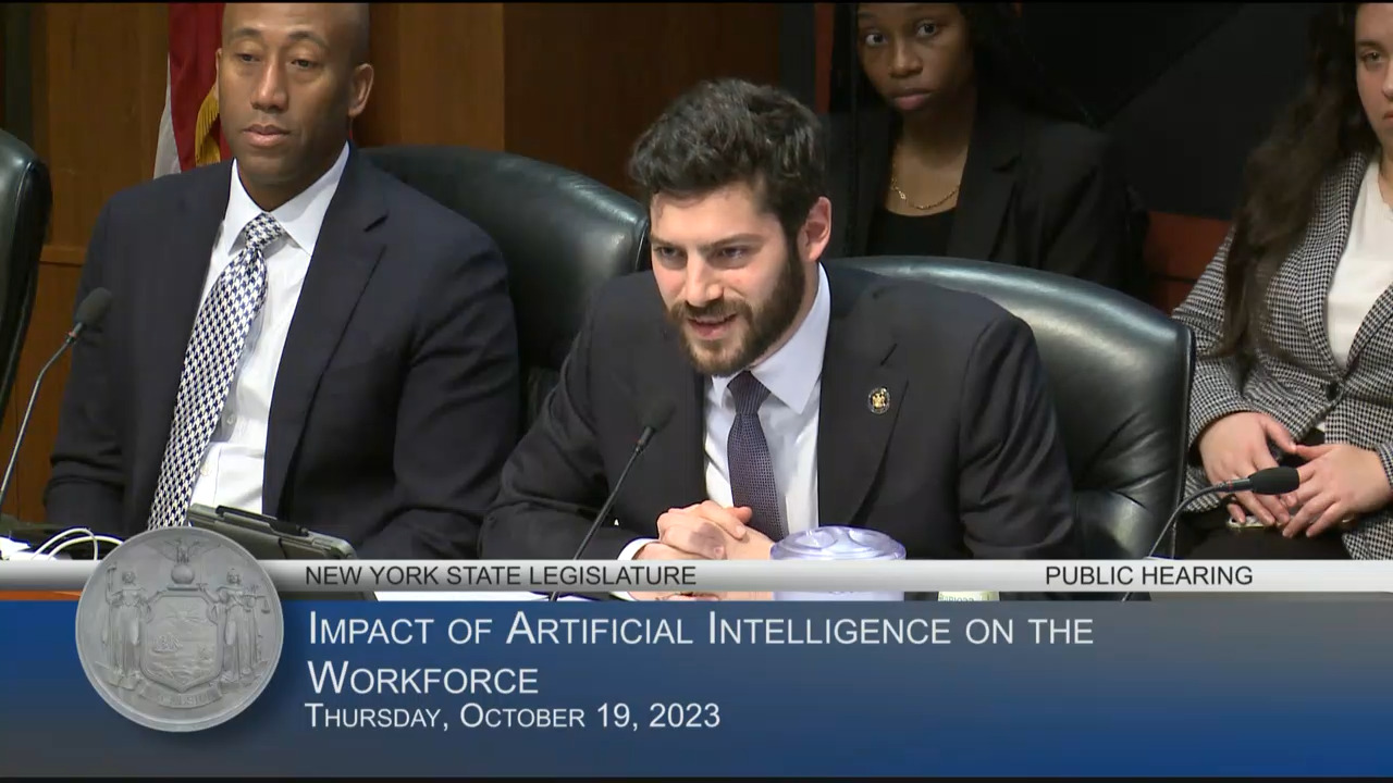 RWDSU Representative Testifies During a Hearing on the Impact of Artificial Intelligence on the Workforce