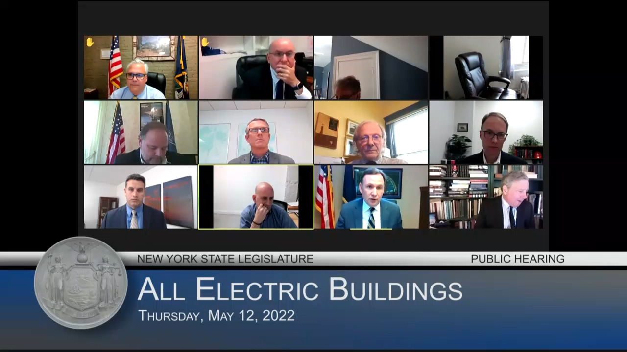 Epstein Questions National Grid and Other Experts During Hearing on All-Electric Buildings