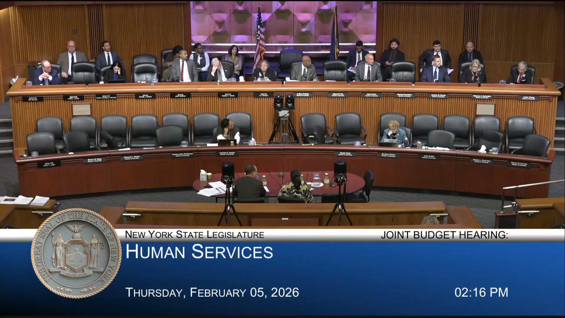 Seawright Questions State Officials During Joint Budget Hearing on Social Services