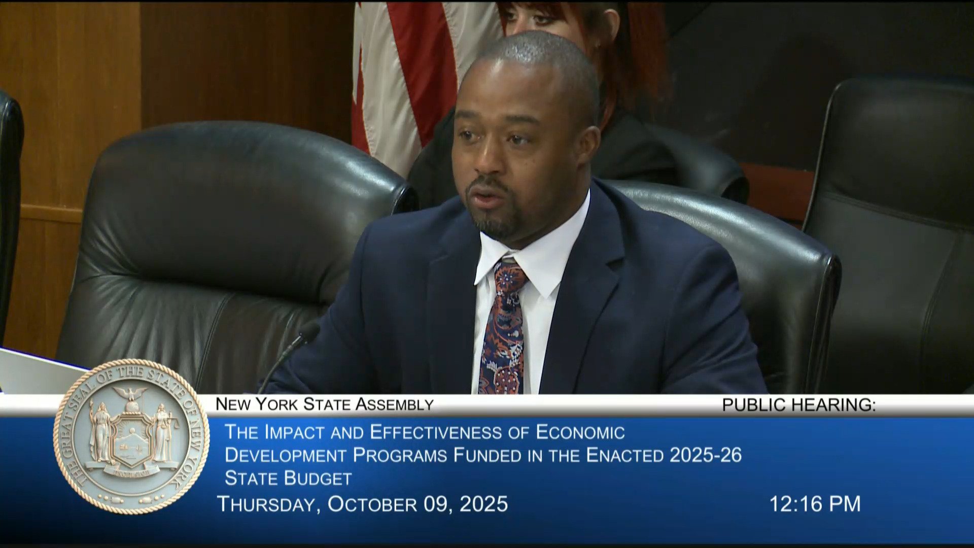 Trade Organization Representatives Testify at Hearing on Impact of Economic Development Programs funded in New State Budget