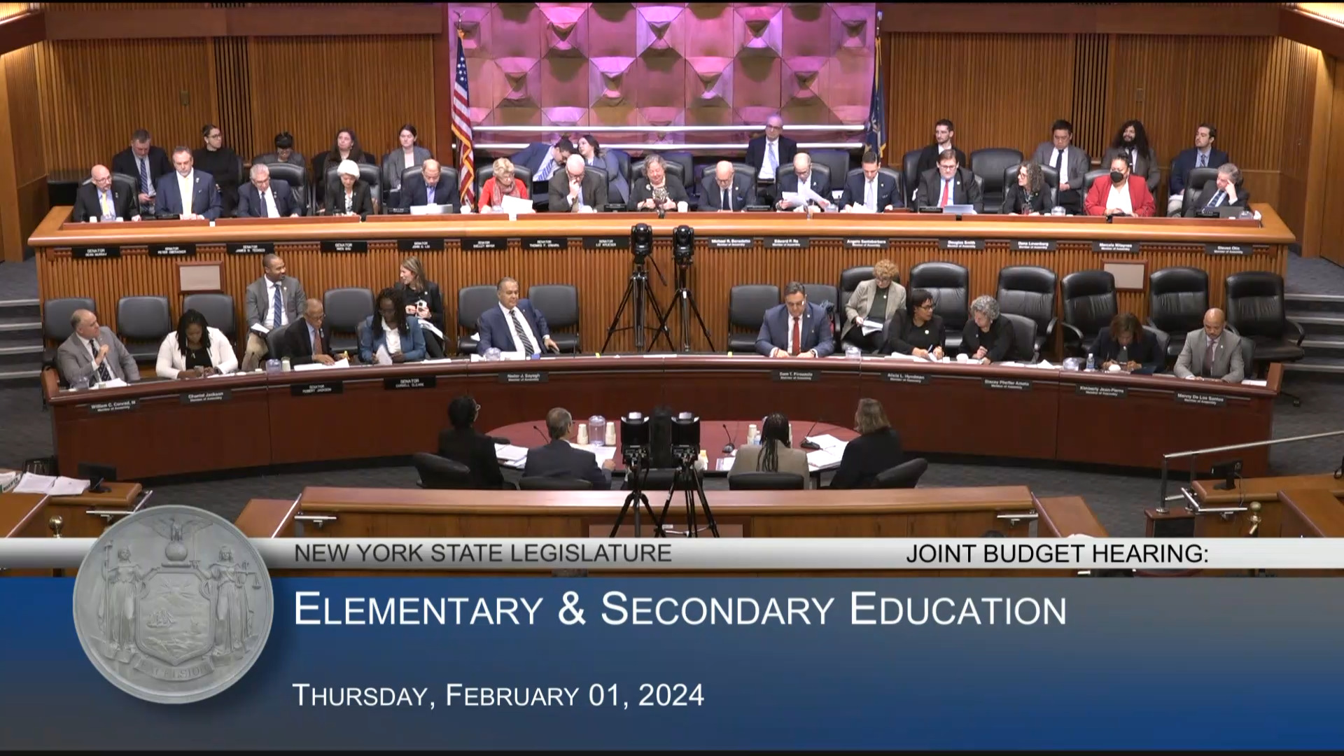 Education Commissioner Testifies During Budget Hearing on Elementary and Secondary Education