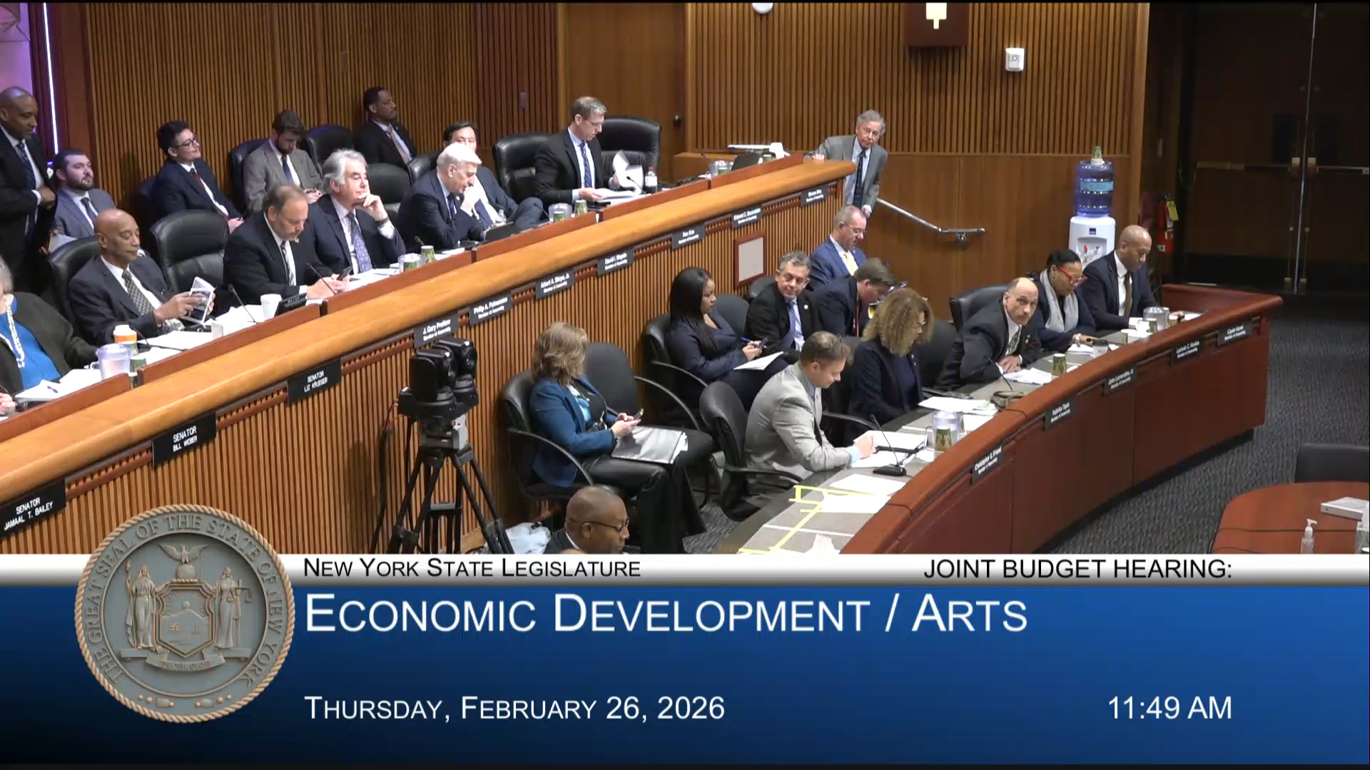 ESD President Testifies During Budget Hearing on Economic Development/Arts