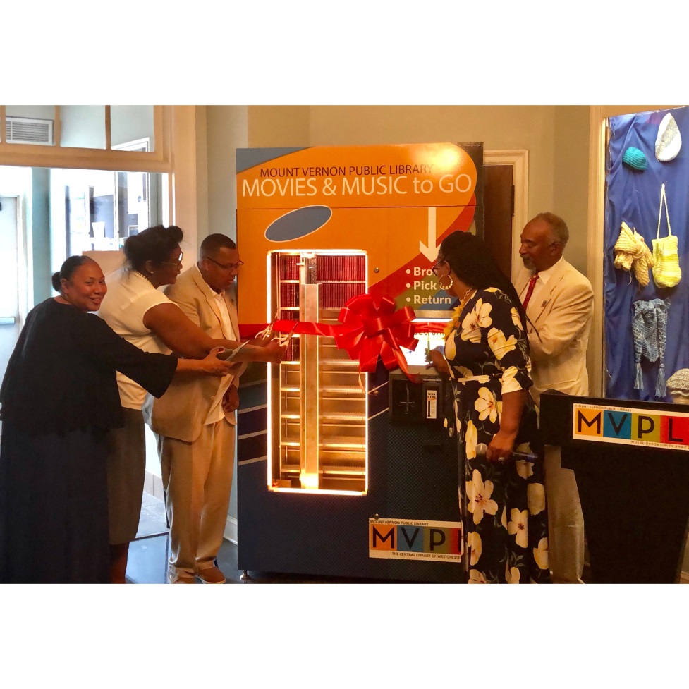 Assemblyman J. Gary Pretlow joined Mount Vernon Public Library as they unveiled their new Media Box. The Media Box in Mount Vernon is the first to be utilized in the state of New York. The Assemblyman