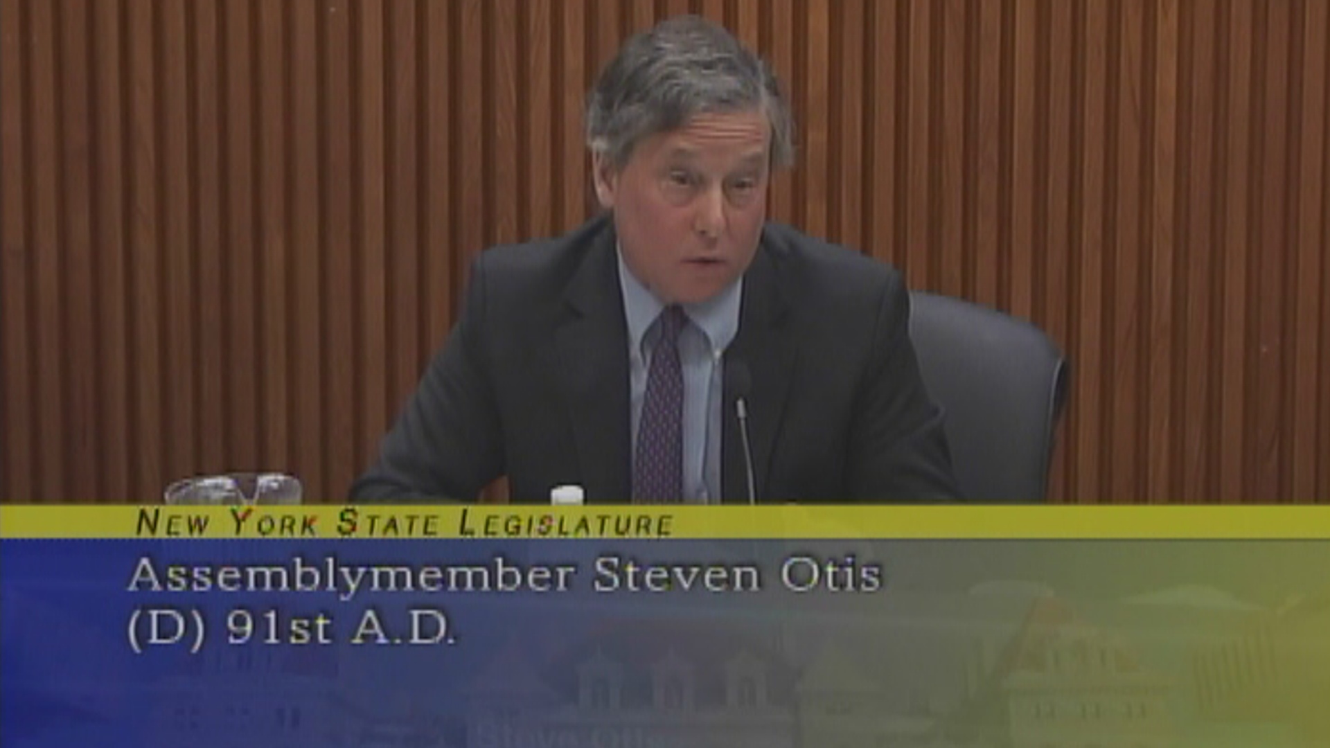 Otis questions the NYS Thruway Director on speeding and toll collection along the I-95 corridor