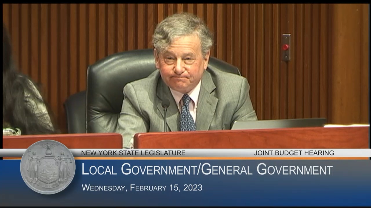 Otis Questions NYCOM and NYSAC Leaders about Cyber Threats During Budget Hearing on Local/General Government