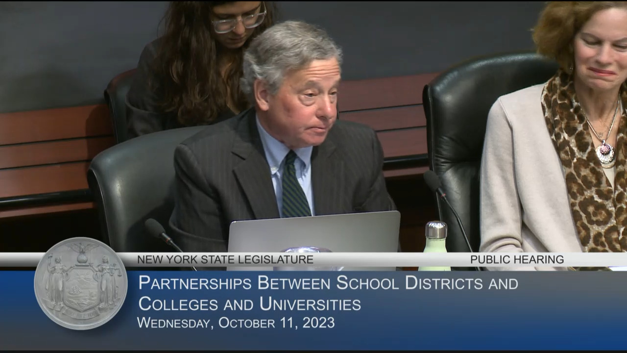Deputy Commissioner for Education Policy Testifies at Hearing on Partnerships Between School Districts and Colleges